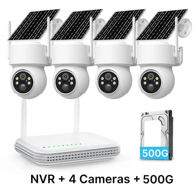 Kit 4 Caméras Solaires PIR Surveillance - vue 8