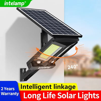 Applique Solaire Murale IP65 3 Modes Capteur Mouvement