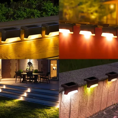 Lampe Solaire à Clipser Extérieur pour Clôture et Terrasse Lot de 15