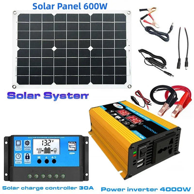 Kit Solaire Complet Onduleur 110V 220V - vue 7