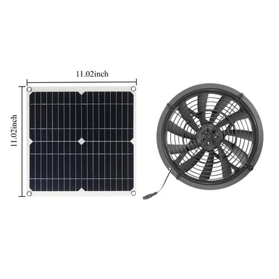 Extracteur Solaire d'Air pour Chenil, Basse-Cour et Serre