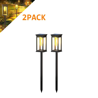 Piquets Solaires Jardin Détachables Lot Panneau Intégré IP65