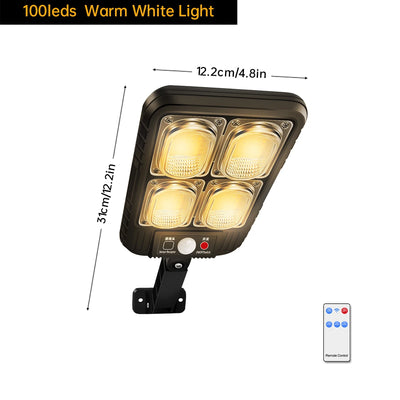 Applique Solaire Extérieur Étanche avec Télécommande IP65