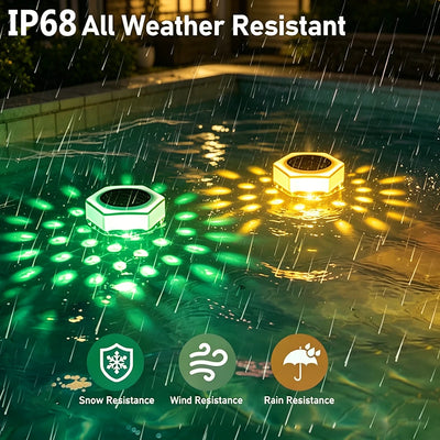 Lampe Solaire Flottante pour Piscine LED avec Télécommande