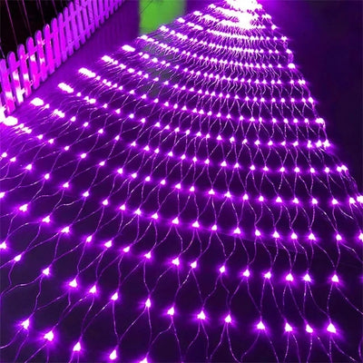 Filet Lumineux Solaire LED 3x2 m et 6x4 m Noël