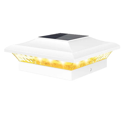 Lampe Solaire de Pilier de Clôture Colonne Lot de 2