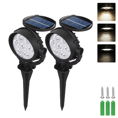 Spot Solaire 9 LED IP65 RGB Luminosité Réglable