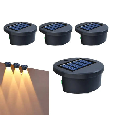 Lampe Solaire Étanche Lot de 4 pour Terrasse et Jardin