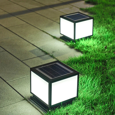 Lampe Solaire de Pilier Portail Étanche IP65