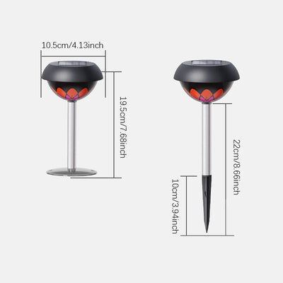 Lampe Solaire de Jardin 3-en-1 Projecteur LED IP65 Étanche