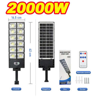 Projecteur Solaire Extérieur Puissant à Détecteur de Mouvement