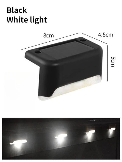 Lampe Solaire Escalier Extérieur LED Multicolore Étanche