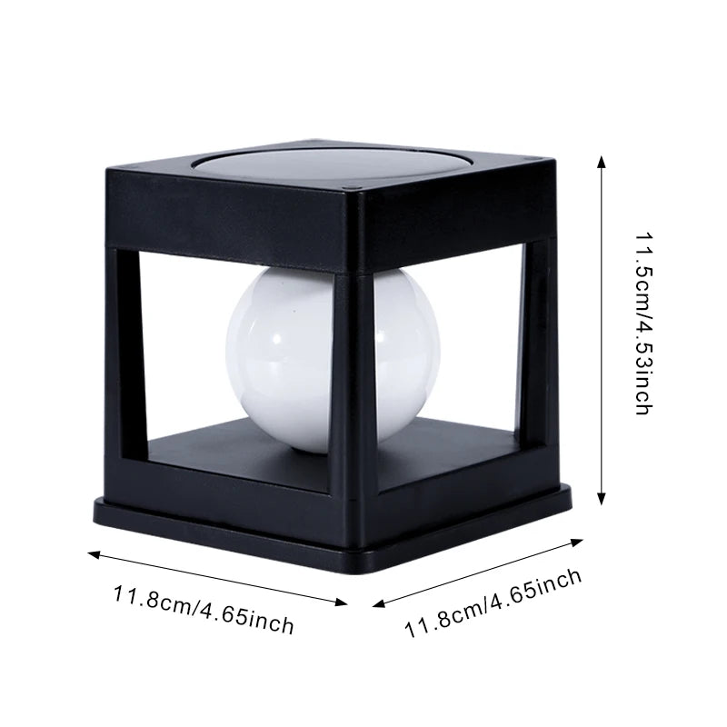Lampe solaire pour poteau de clôture et pilier extérieur