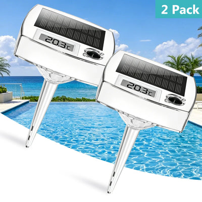 Thermomètre Solaire de Piscine Flottant LED IP68