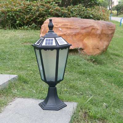 Lampadaire Solaire de Jardin Style Antique