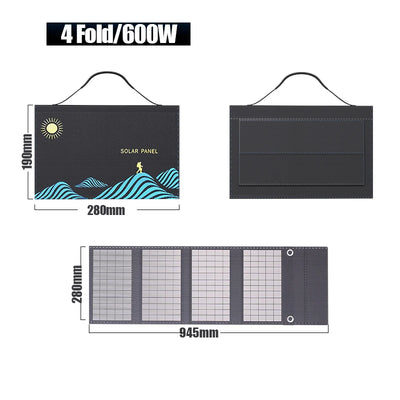 Panneau Solaire Pliable 1000W Sac USB DC