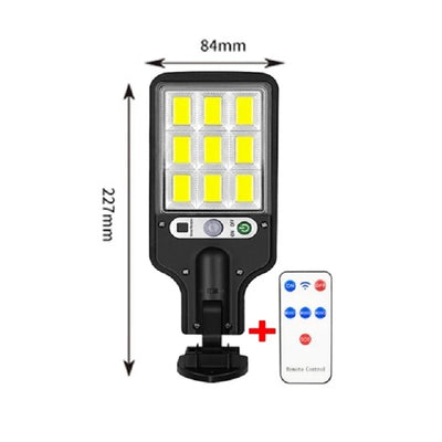 Lot de Lampes Solaires Extérieures Détecteur de Mouvement avec Télécommande