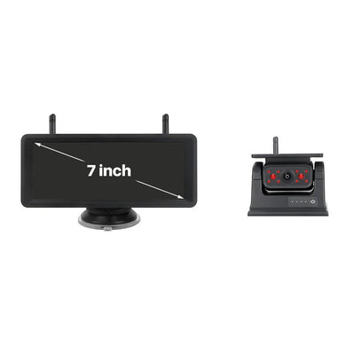 Caméra de Recul Solaire Écran 7,2 Pouces AHD 1080P IP69