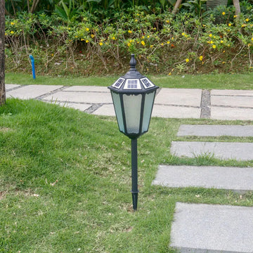 Borne Solaire de Pelouse Étanche pour Jardin