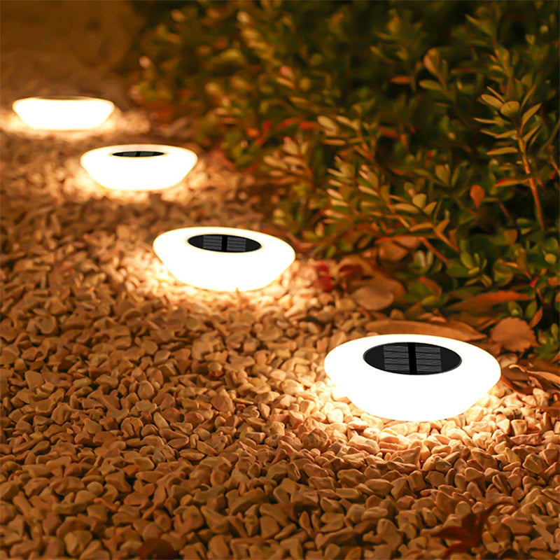Spot solaire à planter 14 LED étanche pour pelouse