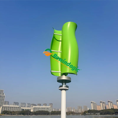 Éolienne Verticale 5000W à 10 kW MPPT Hybride et Onduleur