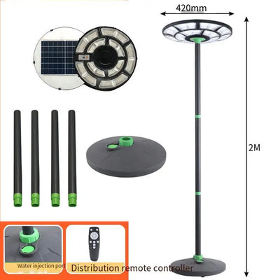 Lampadaire Solaire Portable Détecteur de Mouvement