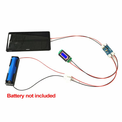 Mini Panneau Solaire Monocristallin 6V 1,25W avec Module de Charge