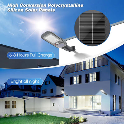 Lampe Solaire Détecteur Mouvement Télécommande 3 Modes Sécurité