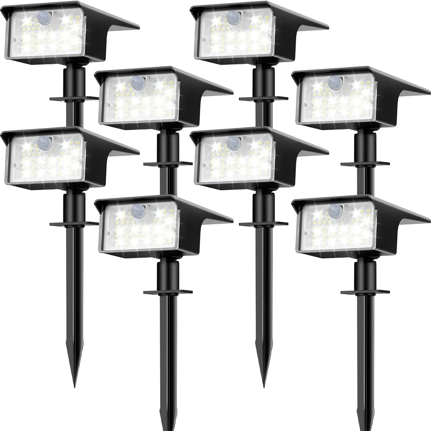Spot solaire 62 LED avec détecteur de mouvement