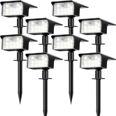 Spot Solaire 62 LED Détecteur Mouvement 3 Modes Jardin