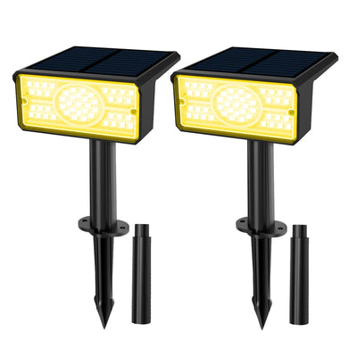 Applique Murale Solaire 49 LED Étanche IP65 Jardin Extérieur
