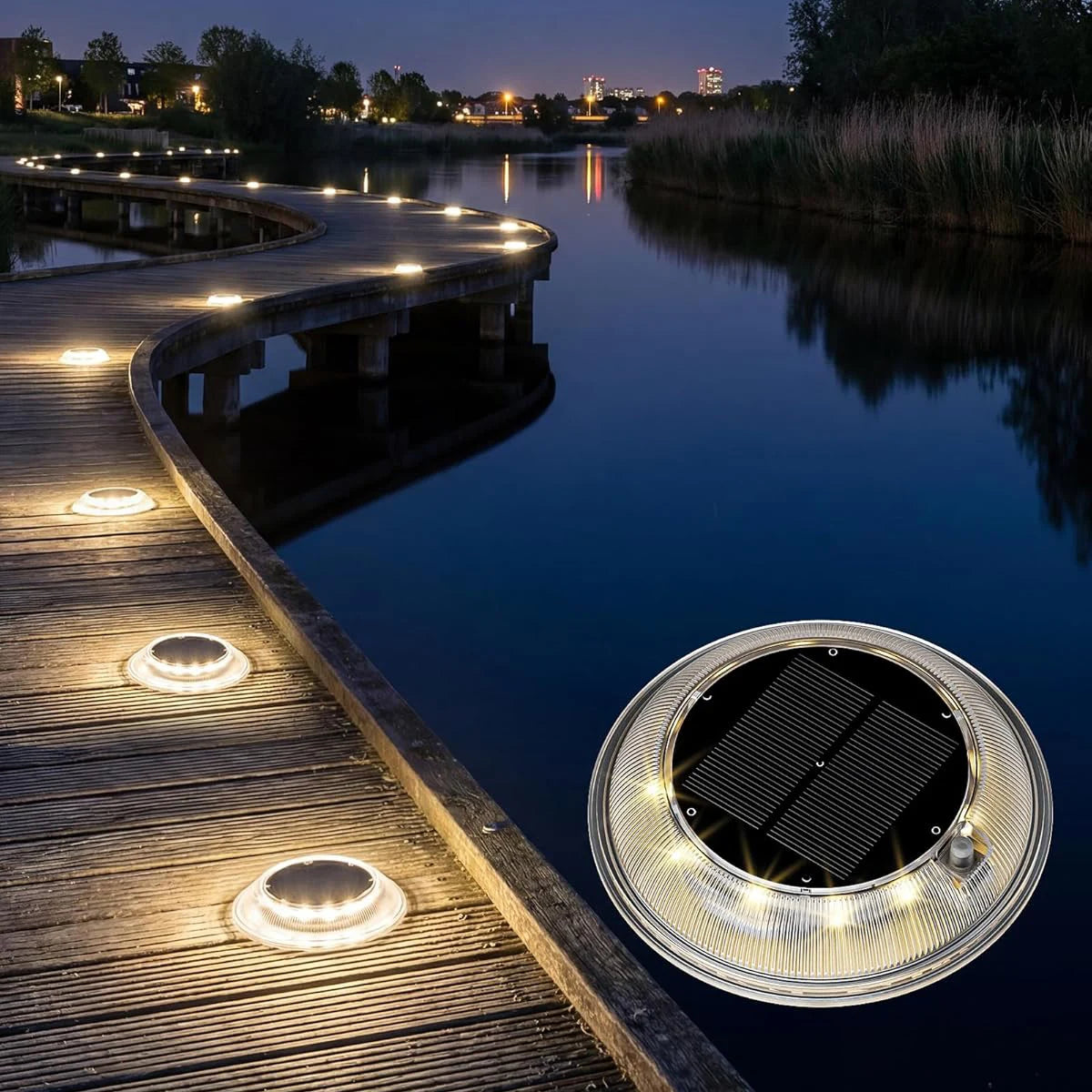 Lampe Solaire Marche Escalier Extérieur IP65 Lot de 6