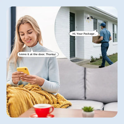 Caméra Solaire WiFi 4MP 2K Dôme Alarme PIR et Audio