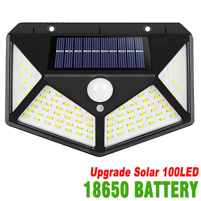 Lampe Solaire LED Multifonction Détecteur Mouvement Jardin