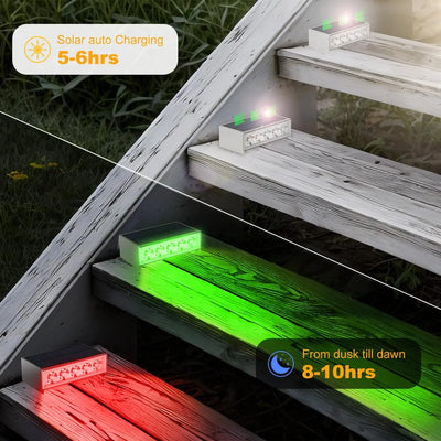 Lampe Solaire RGB Escalier Clôture Extérieure - vue 2