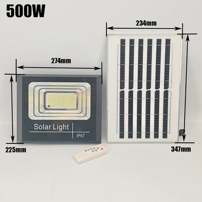 Projecteur Solaire Extérieur Réflecteur 500W