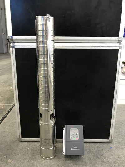 Kit Pompe Solaire Submersible Forage 2HP avec Onduleur