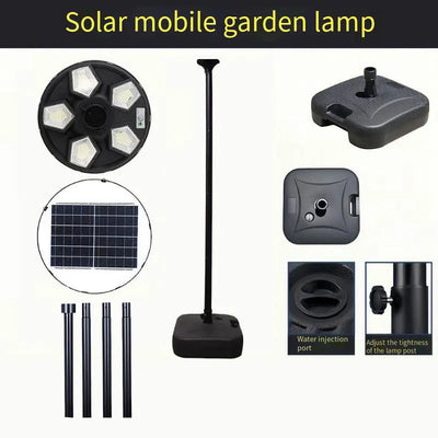 Lampadaire Solaire Détecteur de Mouvement Extérieur
