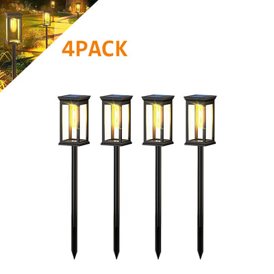 Piquets Solaires Jardin Détachables Lot Panneau Intégré IP65
