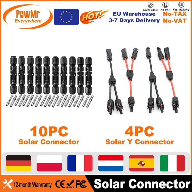 Connecteurs Solaires Étanches pour Panneaux - vue 2
