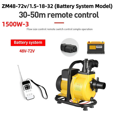 Pompe Solaire à Fréquence Variable 24V 48V 72V Haute Pression