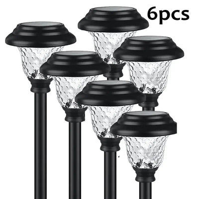 Piquets Solaires Jardin Lot Jusqu'à 12 Pièces Haute Luminosité