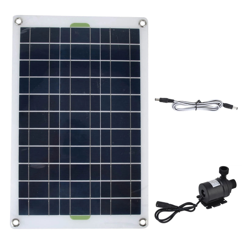 Kit Pompe a Eau Solaire 800 L/h 12V pour Bassin et Jardin