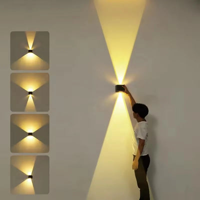 Applique Solaire Murale Extérieure Haut-Bas