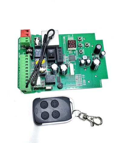 Carte de Commande Portail Coulissant Solaire 24V DC