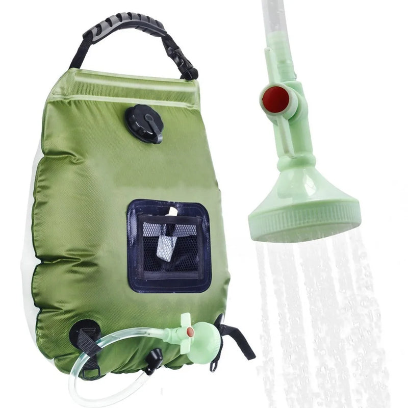 Sac de Douche Solaire 20 L Kaki Surf et Pêche