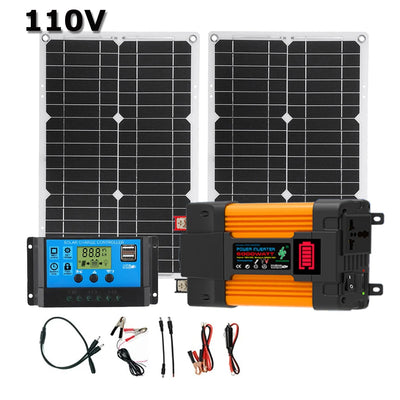 Kit Solaire Complet 6000W Onduleur Hors Réseau