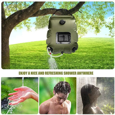 Sac de Douche Solaire 20L Premium avec Pommeau