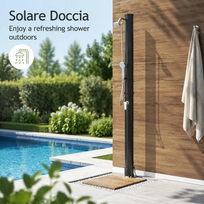 Douche Solaire de Jardin 35 L Aluminium avec Douchette