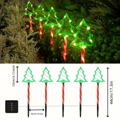 Lampe Solaire Décorative de Noël pour Jardin et Terrasse